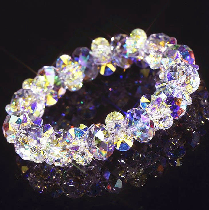 Luxury Colorful White Austrian Crystal Bracelet
